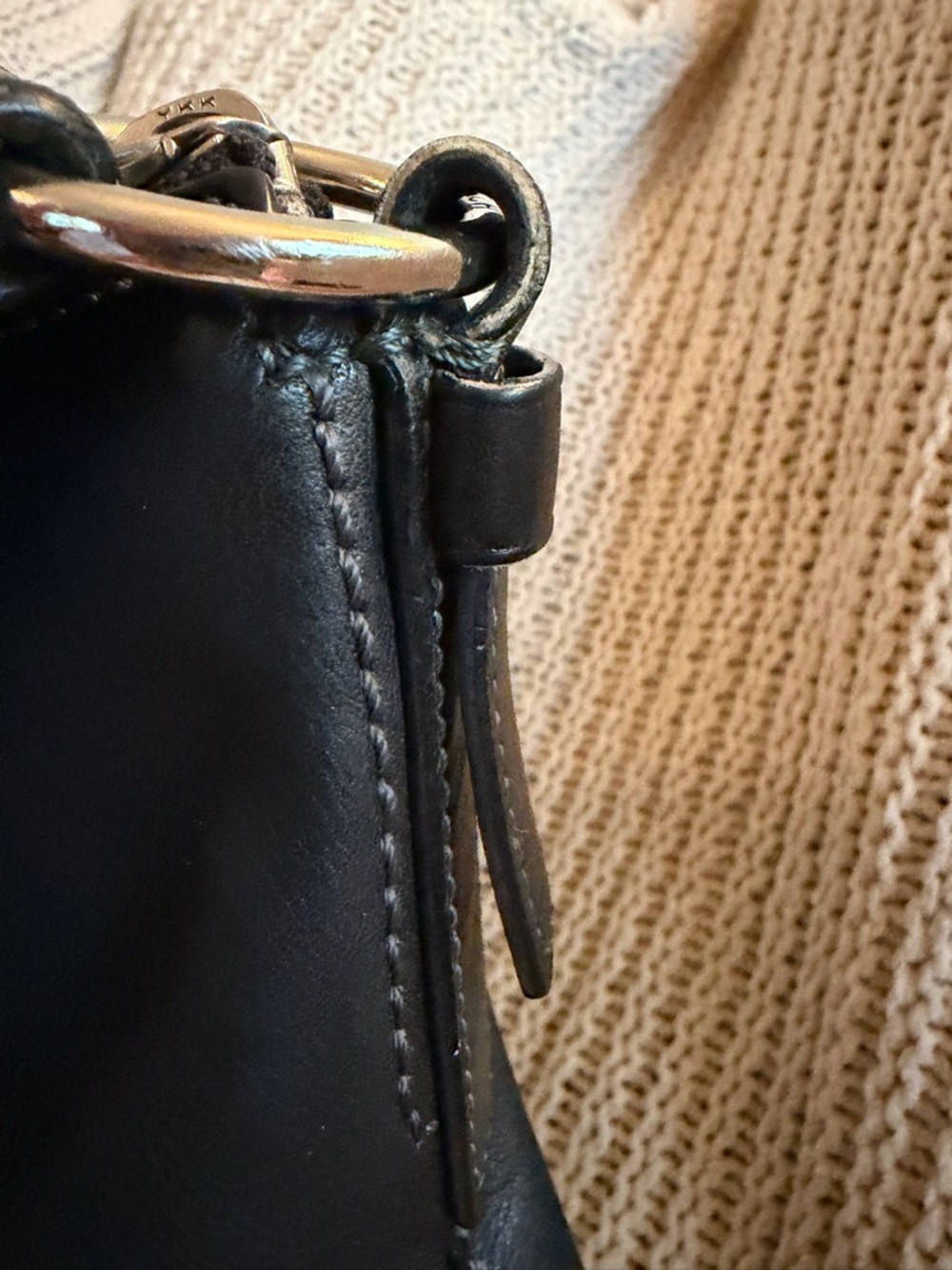 Coach Madison Maggie Leather Hobo 12684 Black Shoulder Bag Y2K EUC - Picture 11 of 13